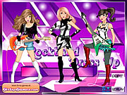 Click to Play Girl Rock Band Dress Up