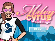 Click to Play Miley Cyrus Backstage