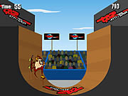 Click to Play Extreme Taz Skateboard Halfpipe