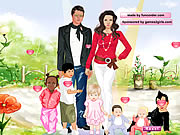 Click to Play Angelina and Brad Dressup