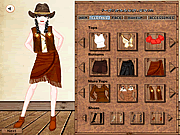 Click to Play Cowgirl Look Dress Up