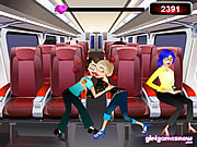 Click to Play Train Kissing