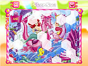 Click to Play Princess Ariel Hexagon Puzzle