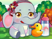 Click to Play Baby Elephant Care