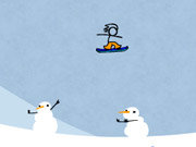 Click to Play Fancy Snowboarding