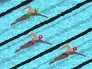 Click to Play Swimming Race